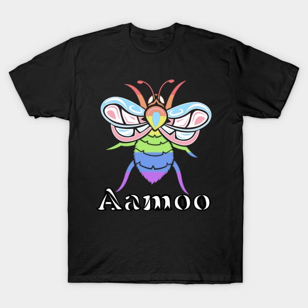 Pride Aamoo (Bee) T-Shirt by KendraHowland.Art.Scroll